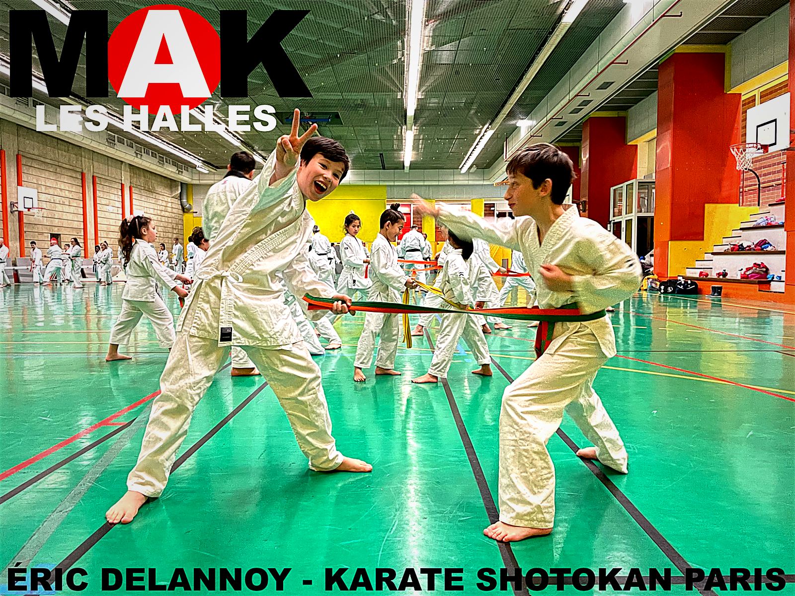 Cours de karaté enfants à Paris MAK